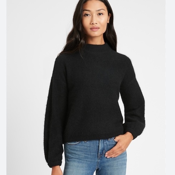 Banana Republic Relaxed Balloon-Sleeve Sweater Size XL - Picture 1 of 6